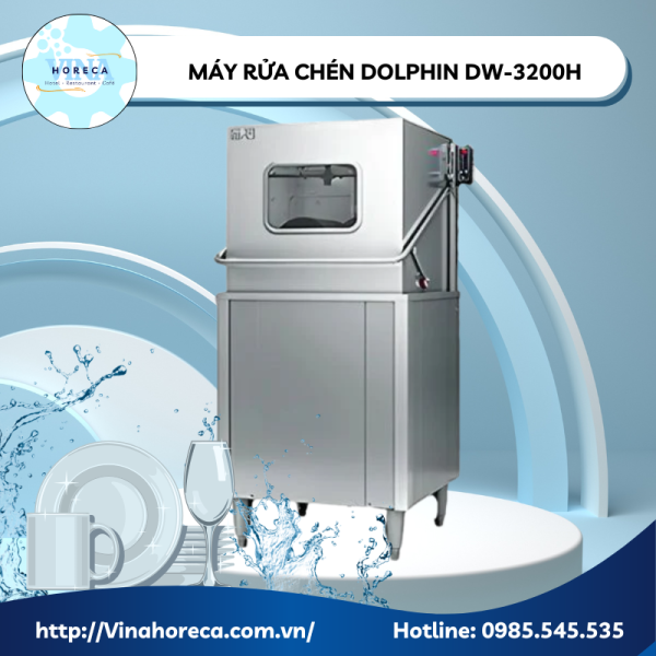 Máy rửa chén công nghiệp Dolphin - Nhập khẩu Hàn Quốc