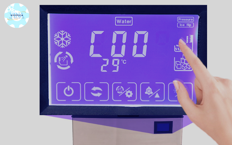 Màn hình Led điều khiển máy làm đá viên