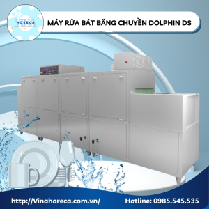 Máy rửa chén băng chuyền Dolphin (ảnh bìa)