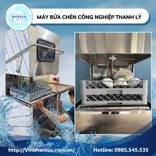 Máy rửa chén công nghiệp Grand thanh lý