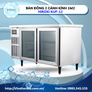 Bàn đông 2 cánh kính 1m2 Hiroki KUF-12