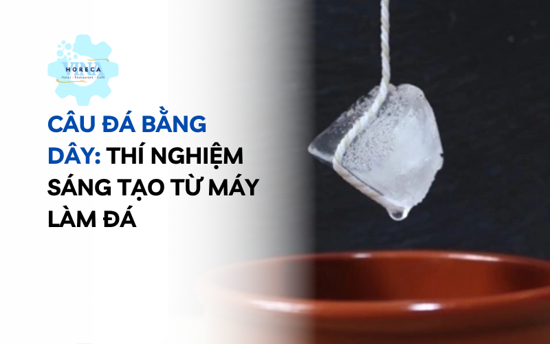 Câu đá bằng dây: Thí nghiệm sáng tạo từ máy làm đá