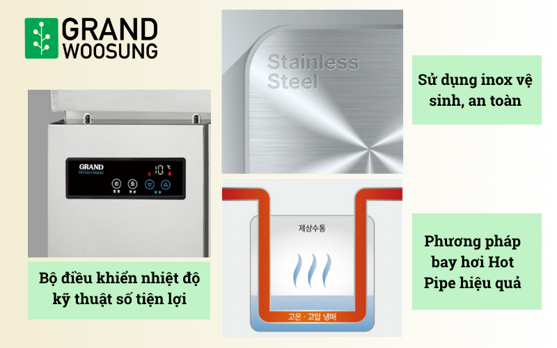 Đặc điểm nổi bật bàn mát Grand Woosung