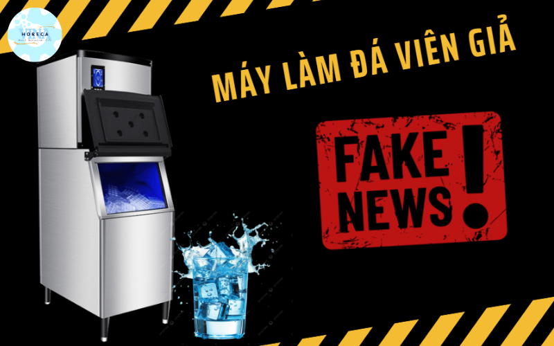 Cẩn thận với máy làm đá viên không rõ nguồn gốc