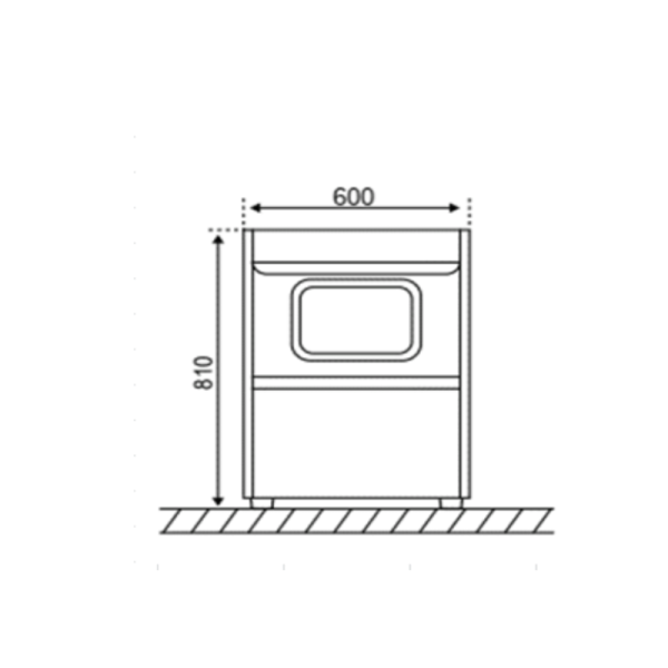 Hình 1. Máy rửa ly để quầy SouthPro