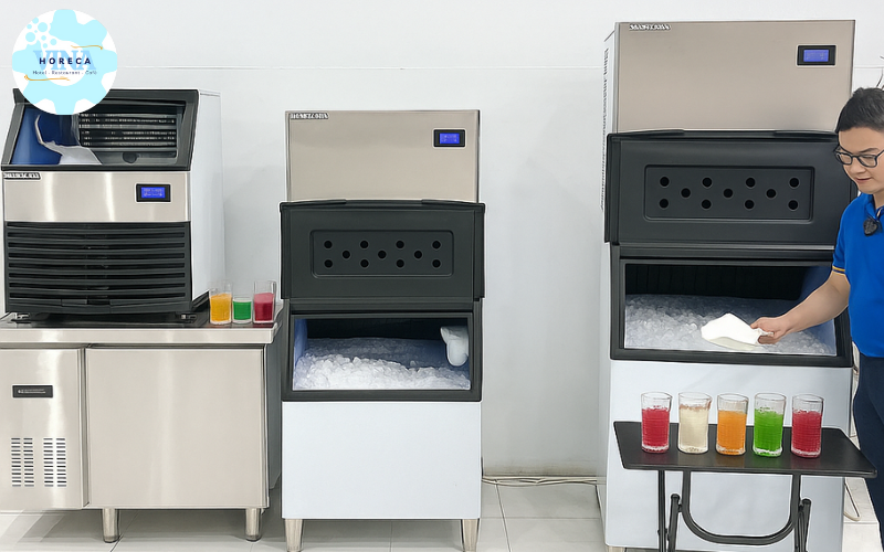 Máy làm đá viên chuẩn Nhật Hiroki công suất lớn